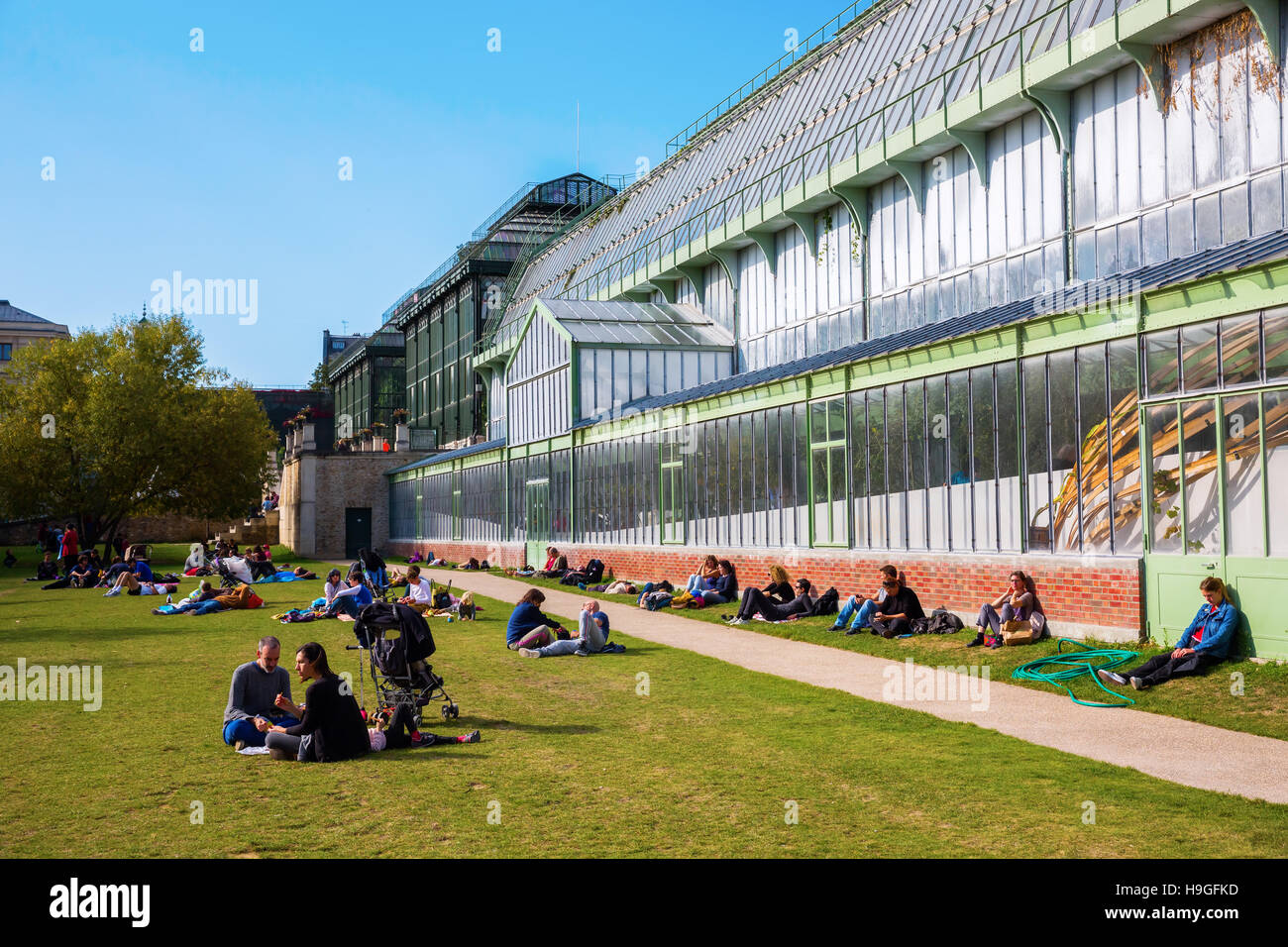 greenhouse in the Jardin des Plantes in Paris, France Stock Photo - Alamy