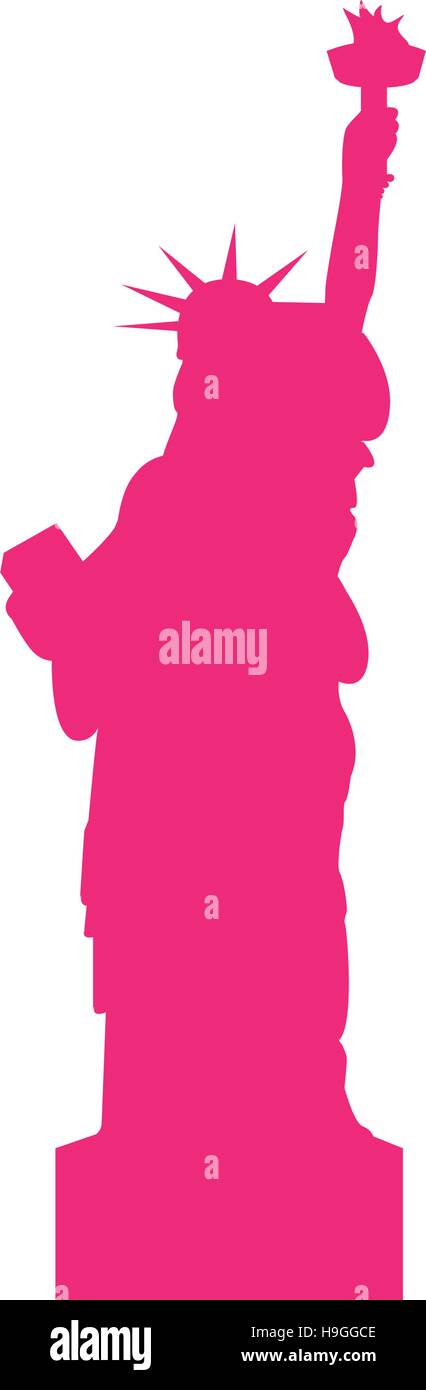 liberty statue landmark icon vector illustration design Stock Vector ...