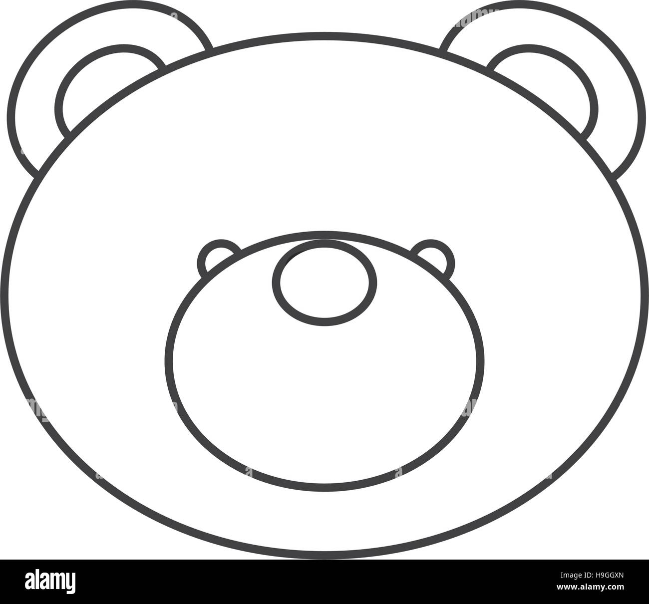 cute bear teddy icon vector illustration design Stock Vector Image ...