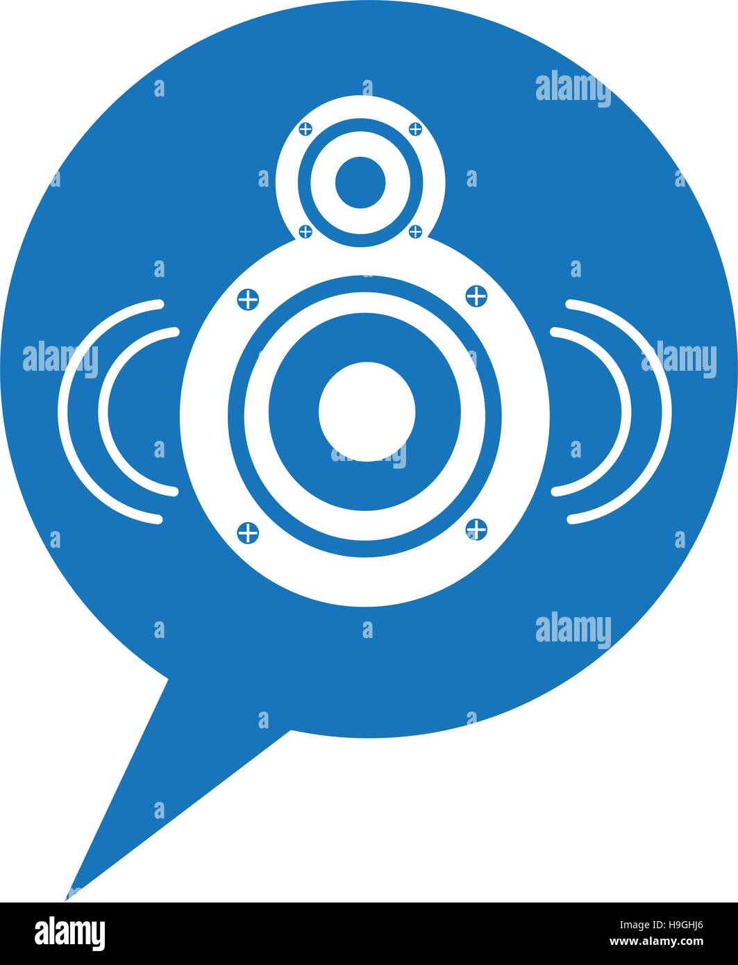 speaker audio device icon vector illustration design Stock Vector Image ...