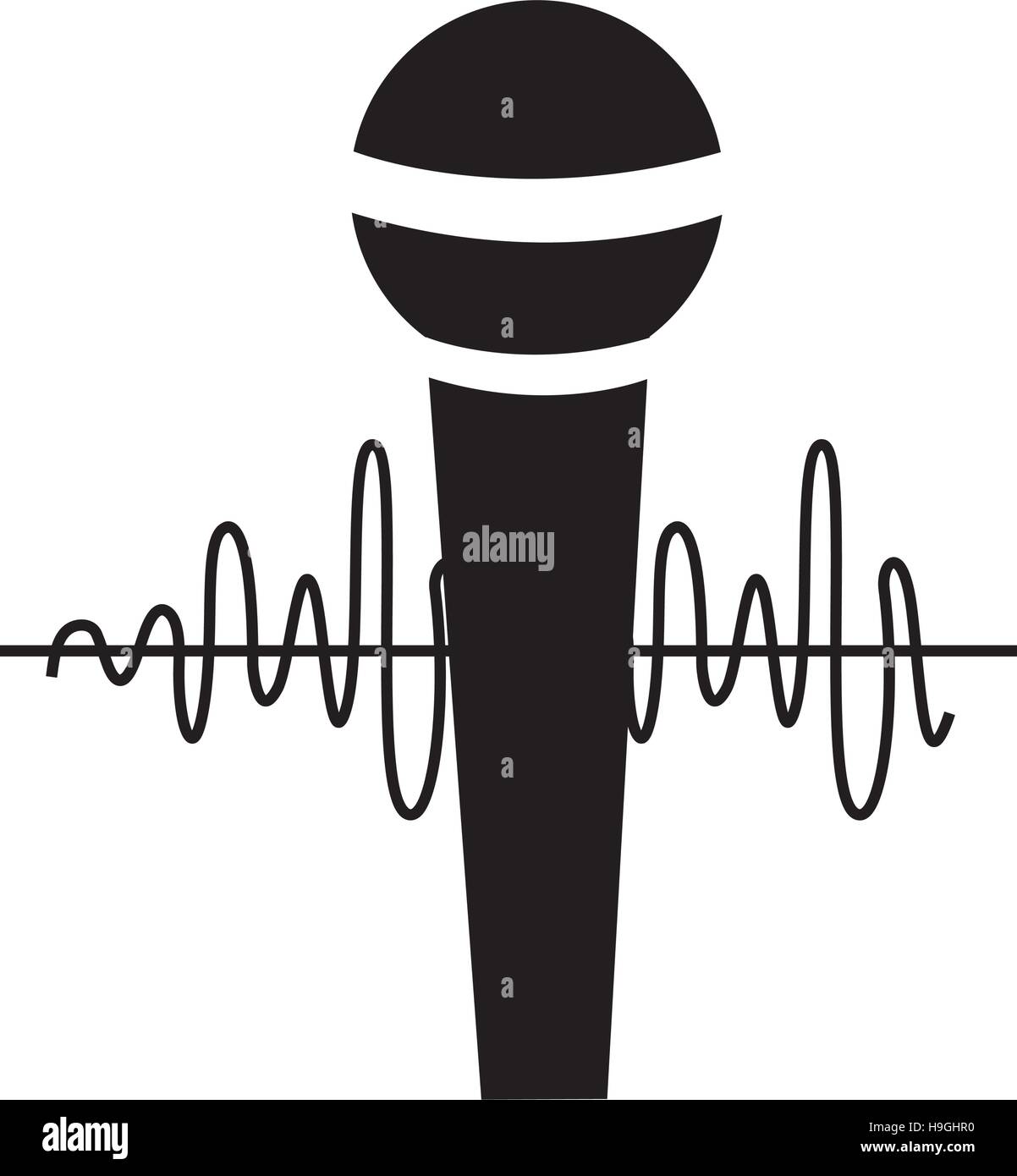 microphone audio device icon vector illustration design Stock Vector ...
