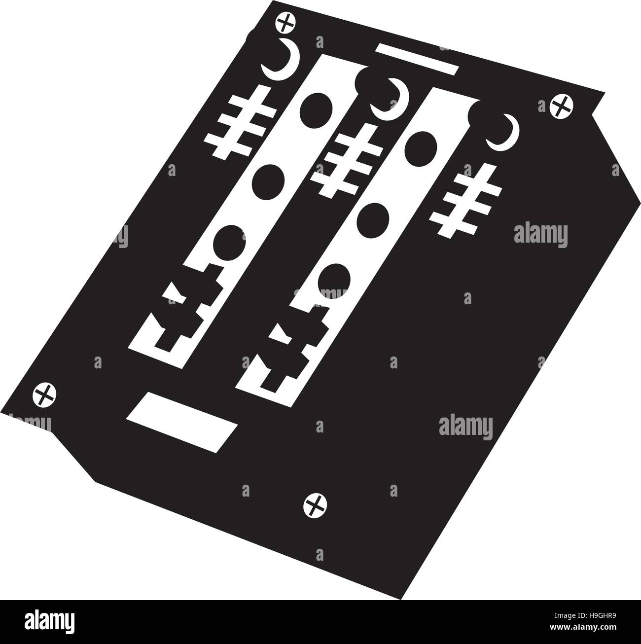 audio console professional icon vector illustration design Stock Vector ...
