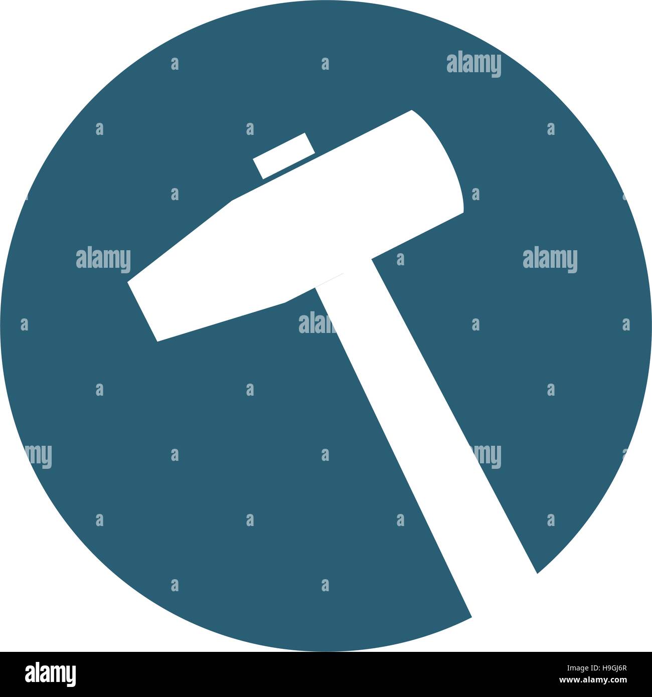 hammer tool isolated icon Stock Vector Image & Art - Alamy