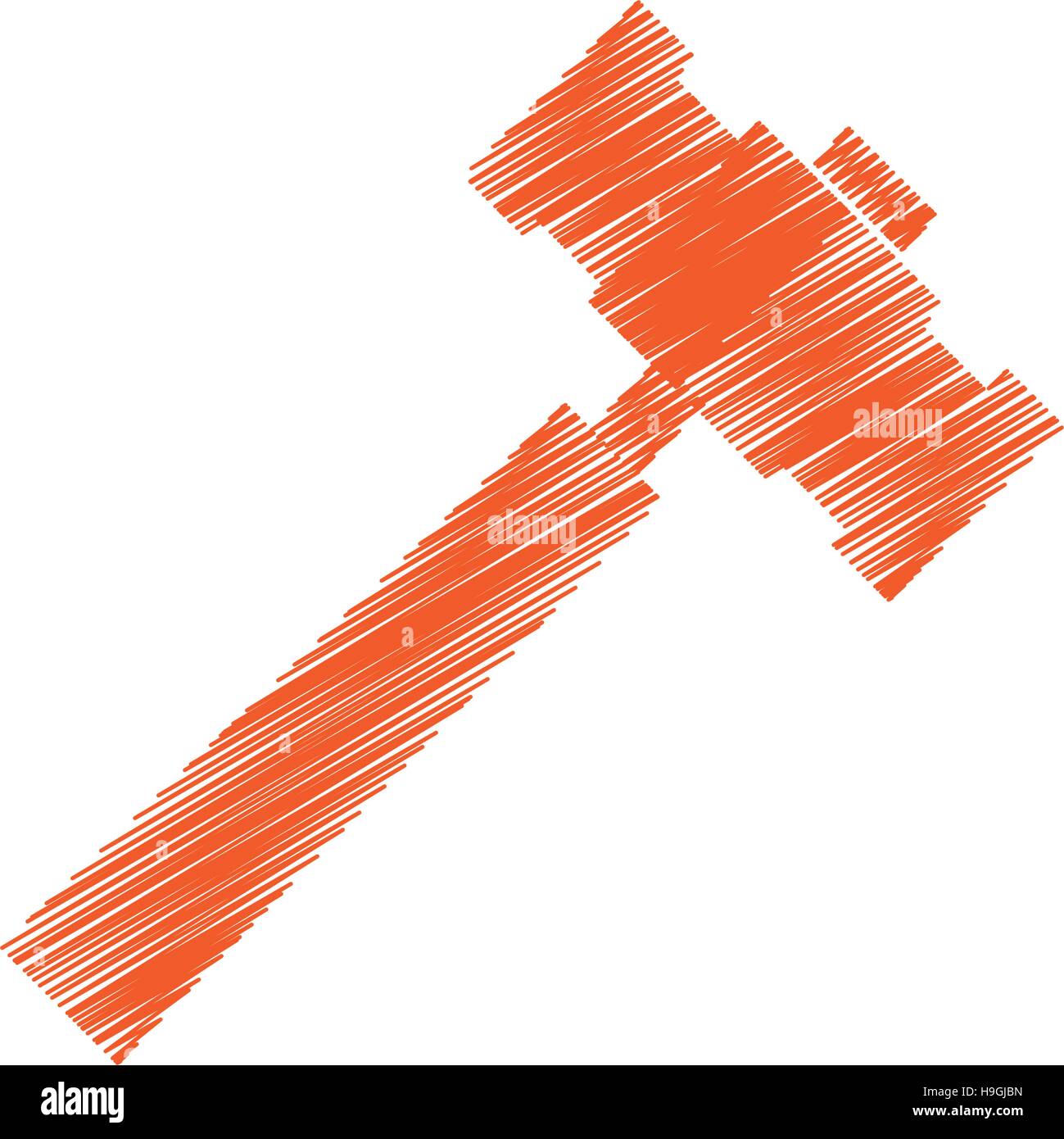 hammer tool isolated icon Stock Vector Image & Art - Alamy