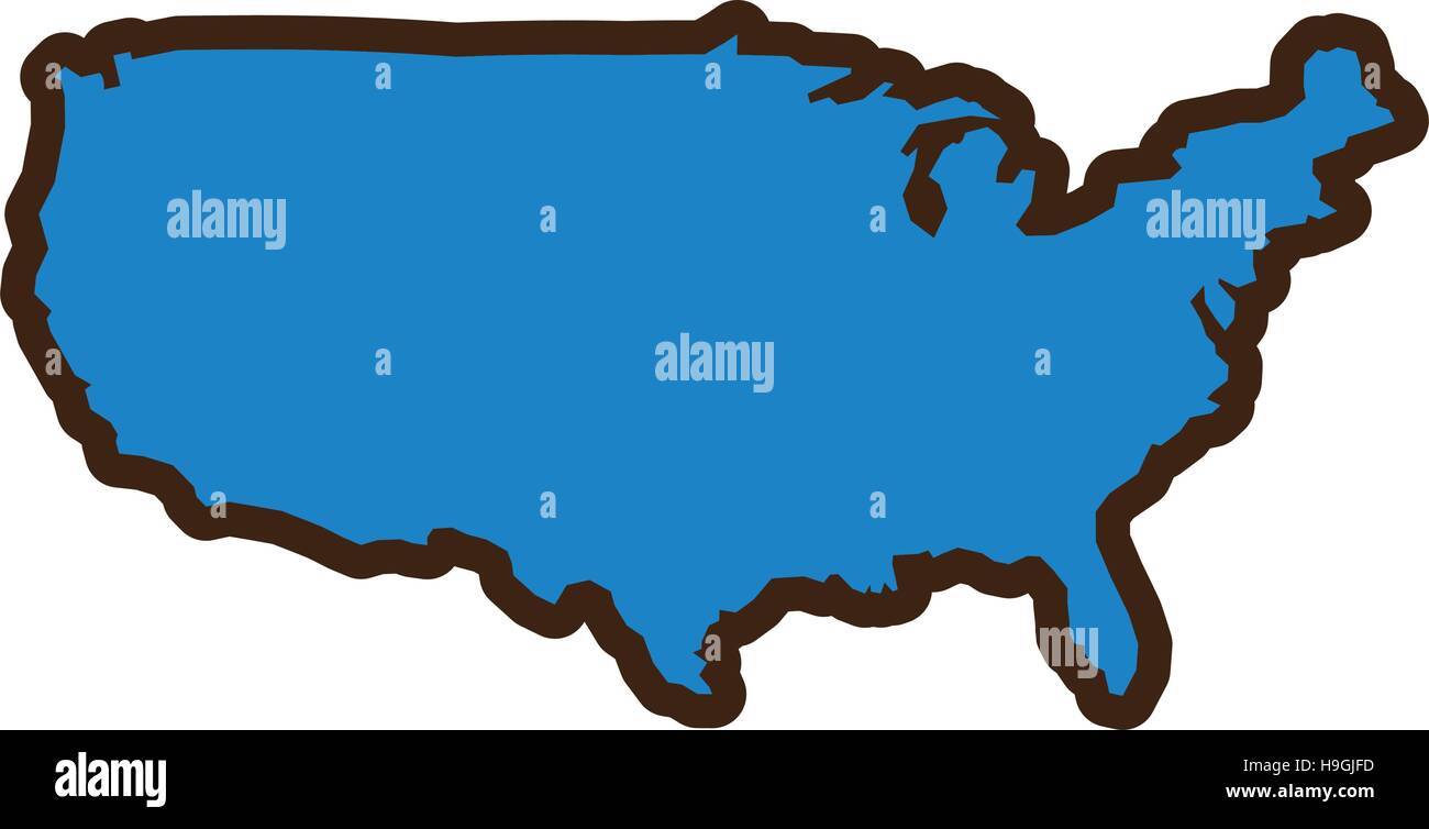 united states of america map Stock Vector Image & Art - Alamy