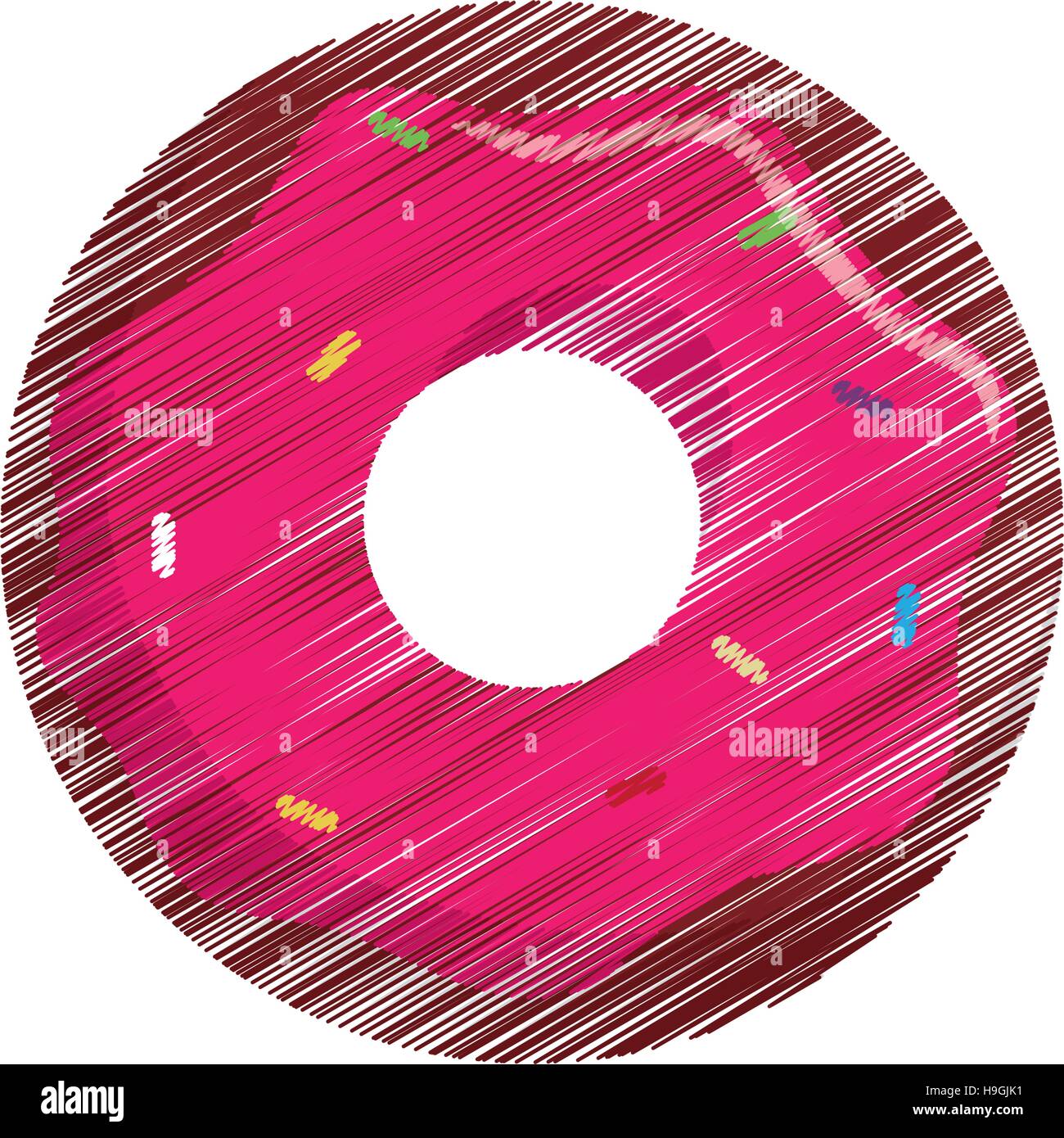sweet delicious donut icon Stock Vector Image & Art - Alamy