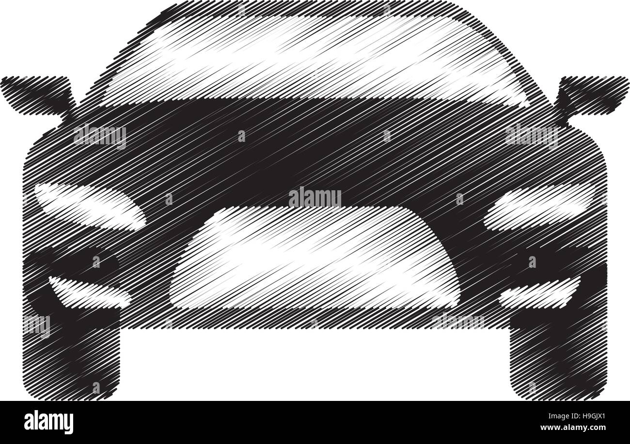 hand drawing sports car front Stock Vector Image & Art Alamy