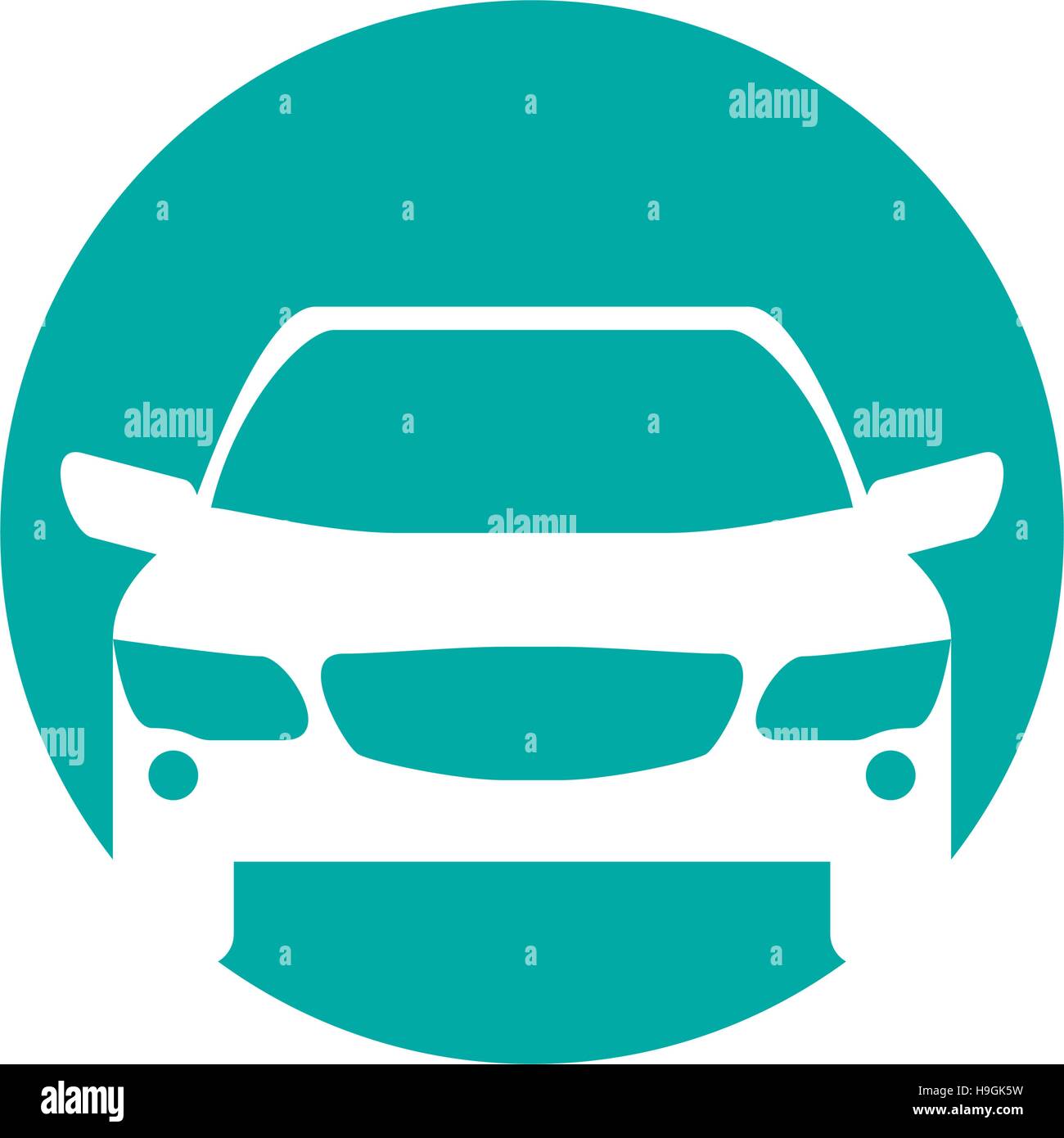 silhouette white car Stock Vector Image & Art - Alamy