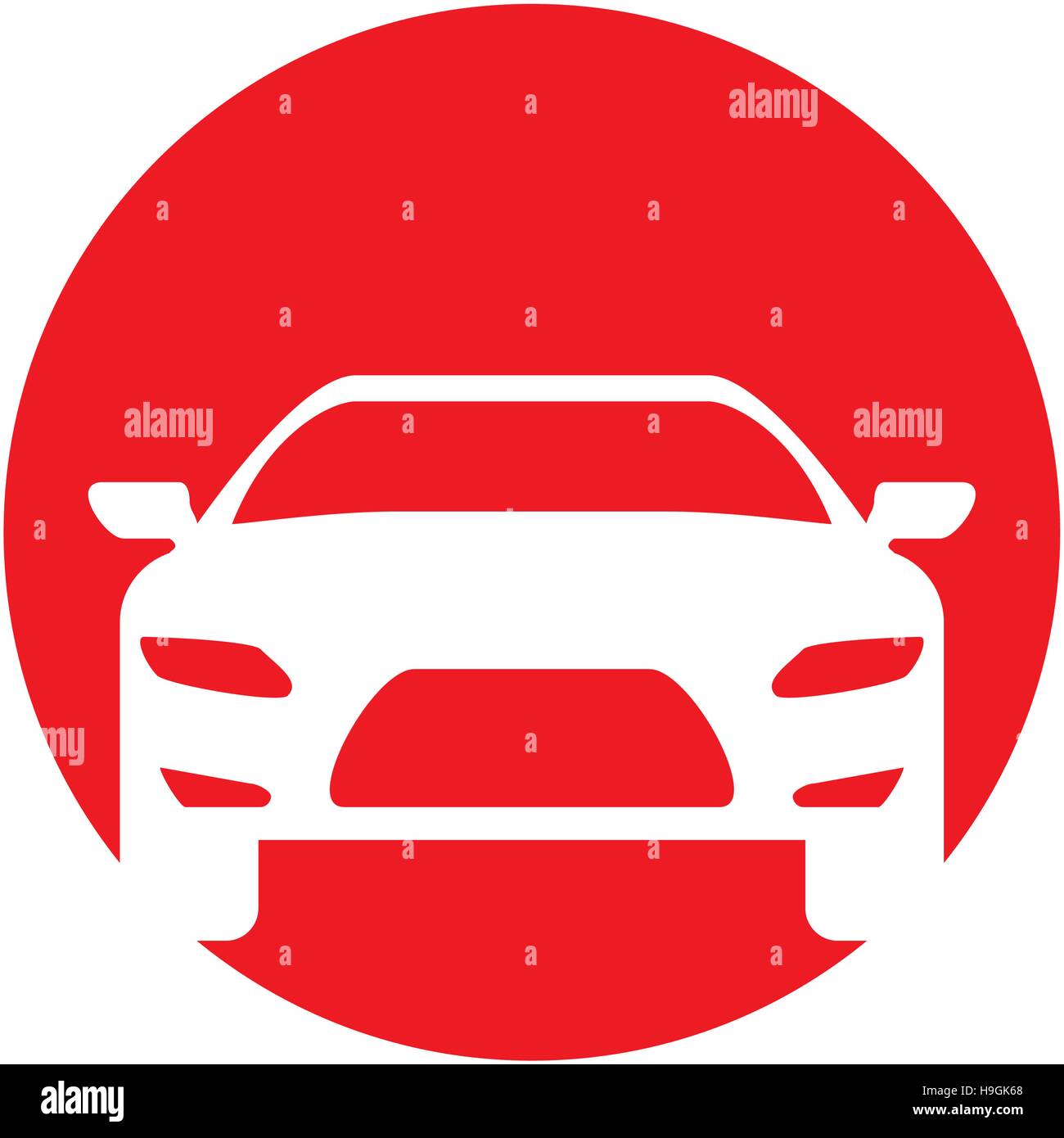 silhouette white car Stock Vector Image & Art - Alamy