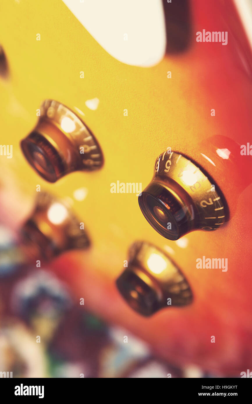 Guitar knobs hires stock photography and images Alamy