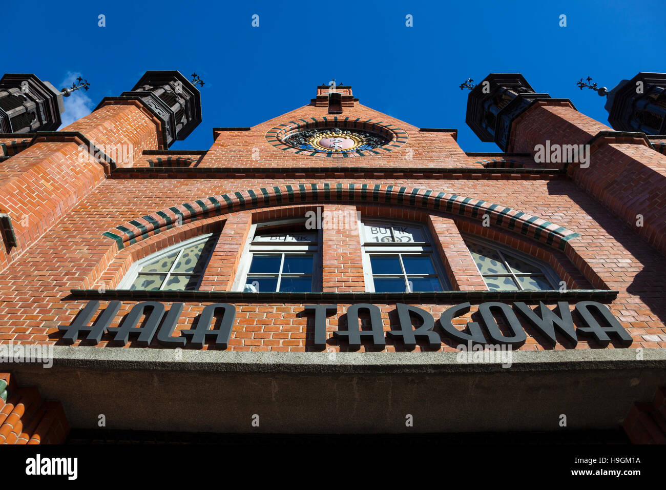Hala Targowa (covered Market Hall) in Gdańsk, Poland Stock Photo