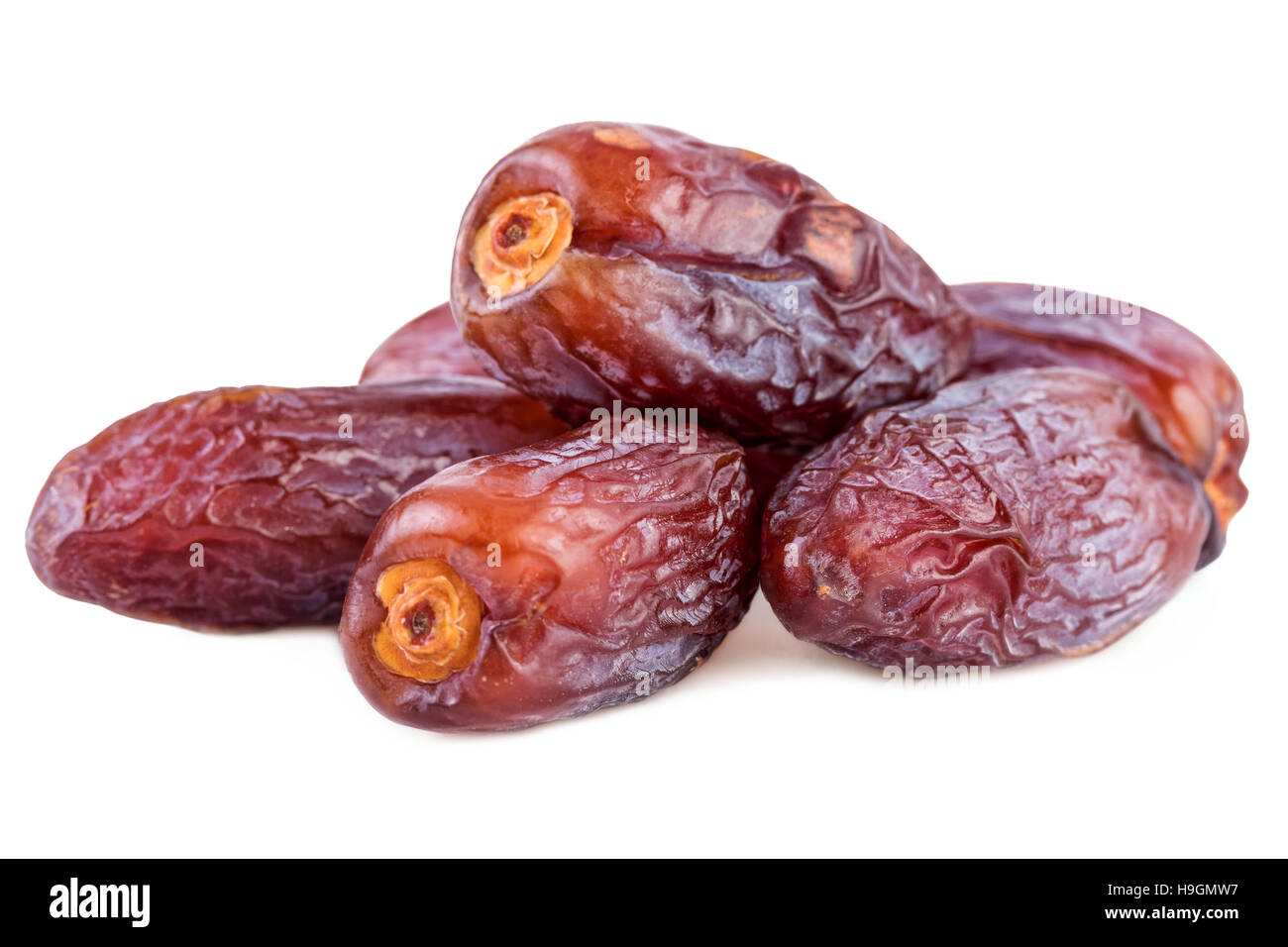 Dry dates isolated on white Stock Photo Alamy