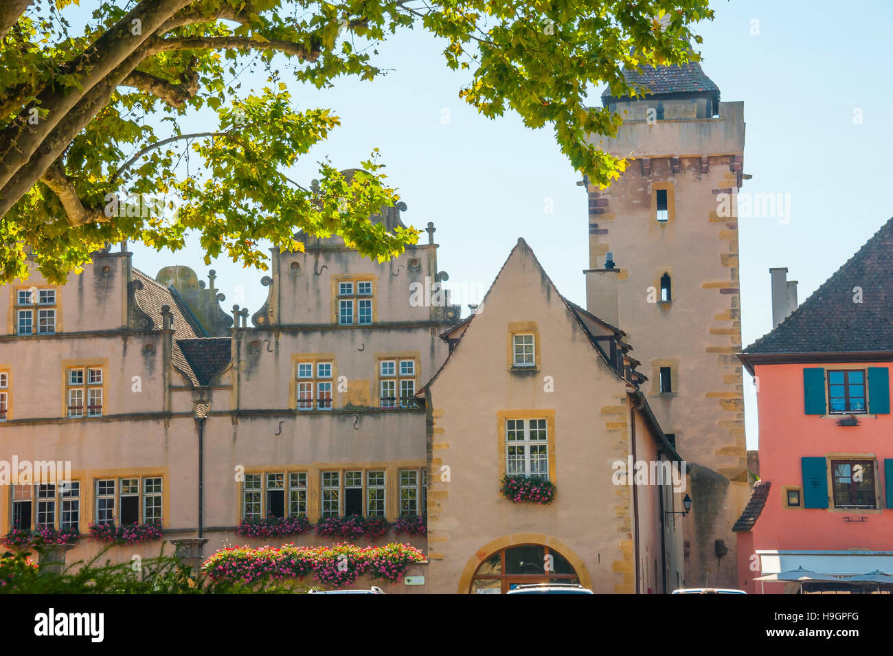 Rouffach, picturesque village, Alsace, scenic route of Vine Alsatian