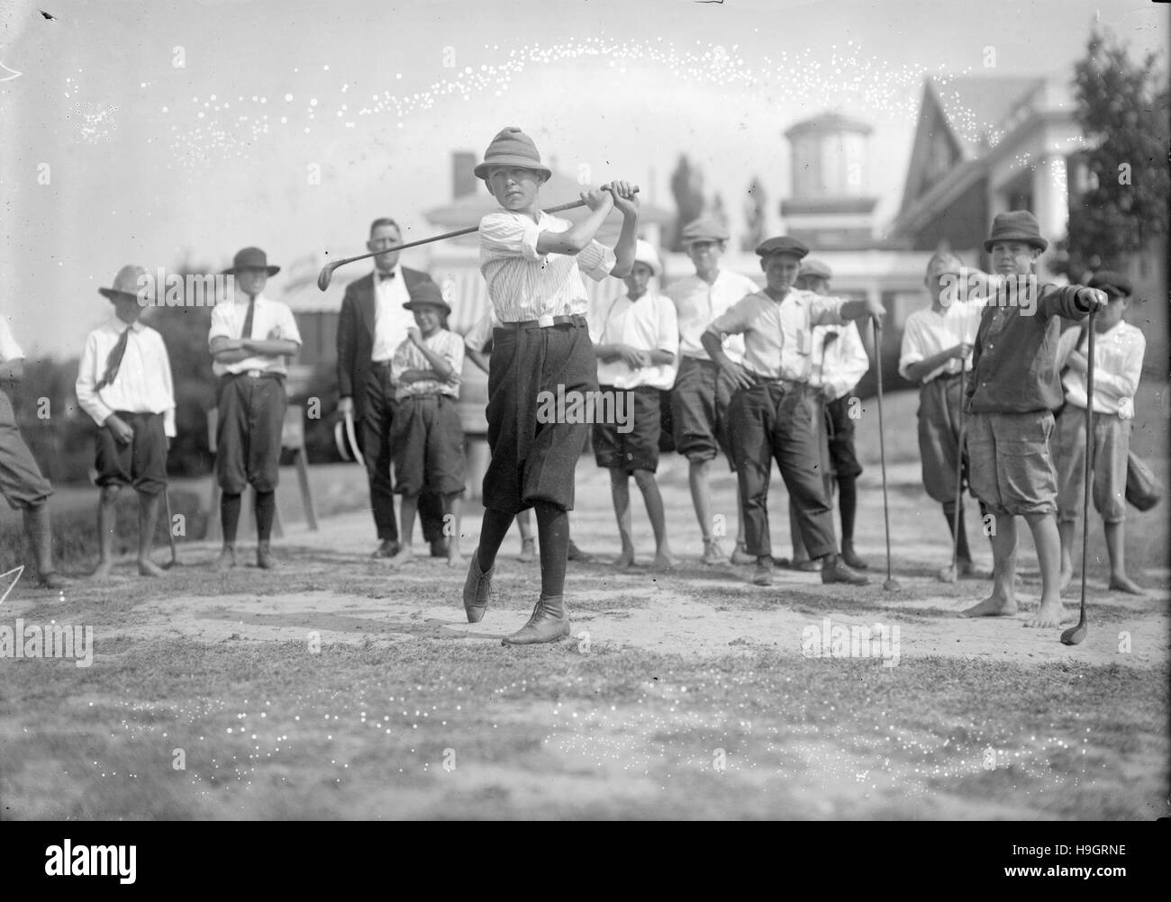 Country Club of Virginia Caddies, 1922 Stock Photo Alamy