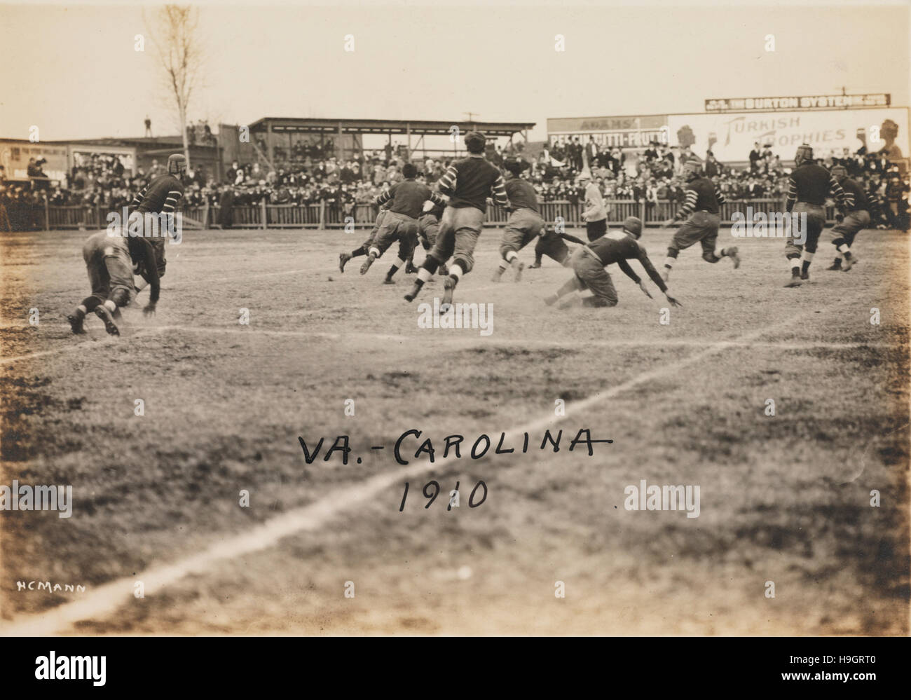University of Virginia v. Carolina Football Game, 1910 Stock Photo