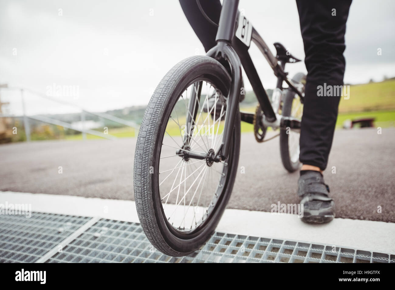 Bike on ramp hi-res stock photography and images - Alamy