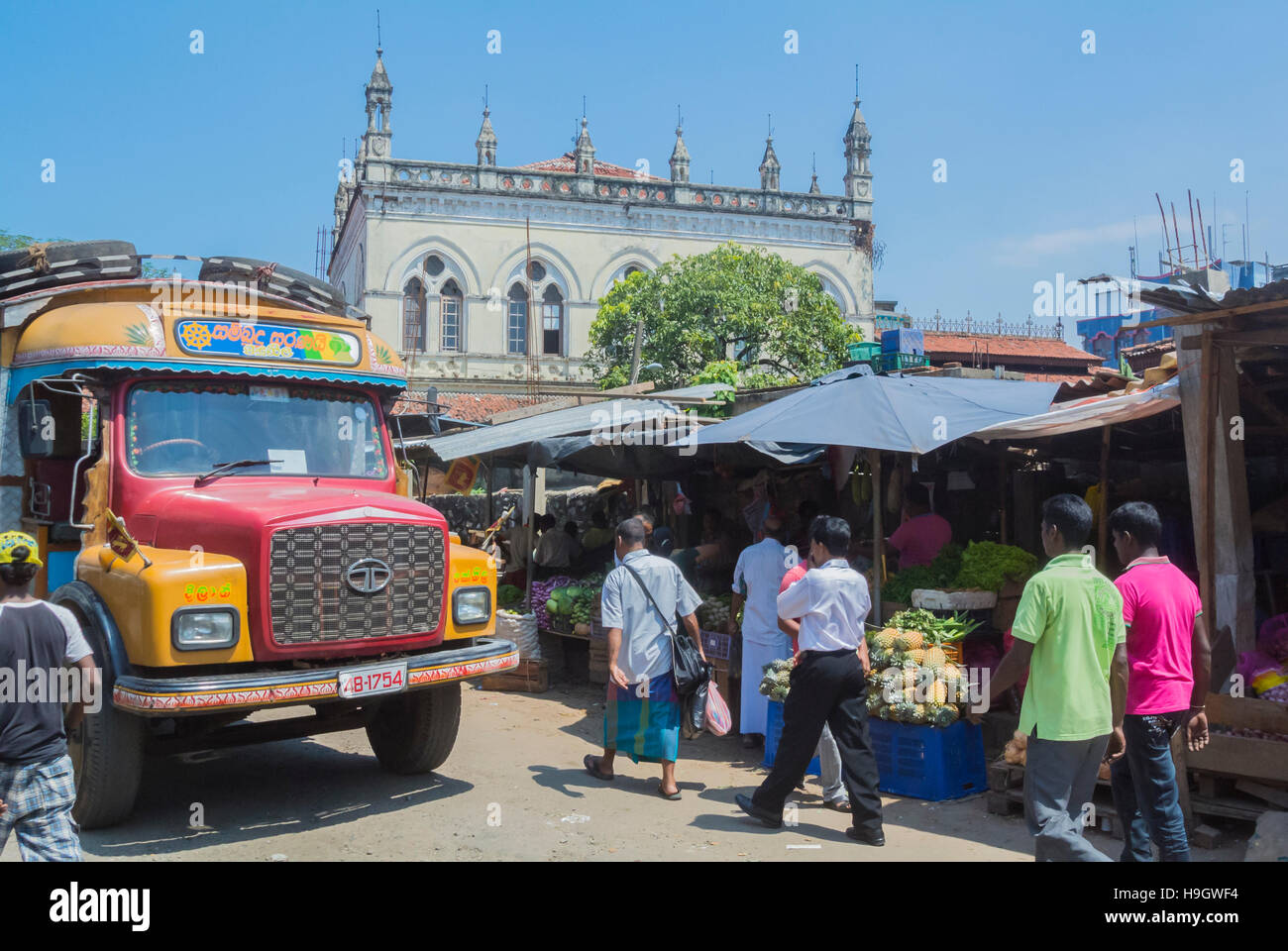 Pettah market Colombo Sri Lanka Stock Photo