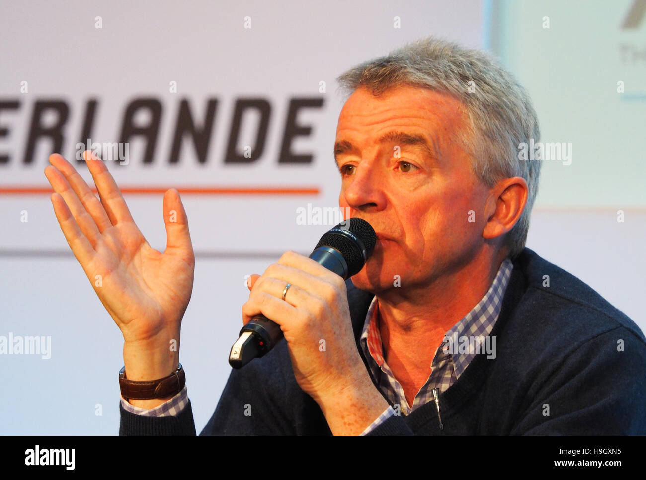 =Michael O'Leary, Chief Executive of Ryanair Stock Photo
