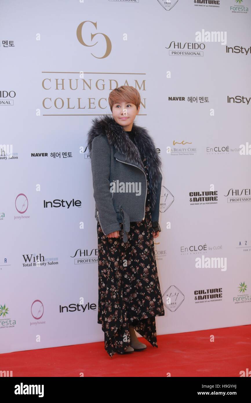 Seoul, Korea. 22nd Nov, 2016. Choi Kang Hee, Ye ryeon Cha, Jeong Somin ...