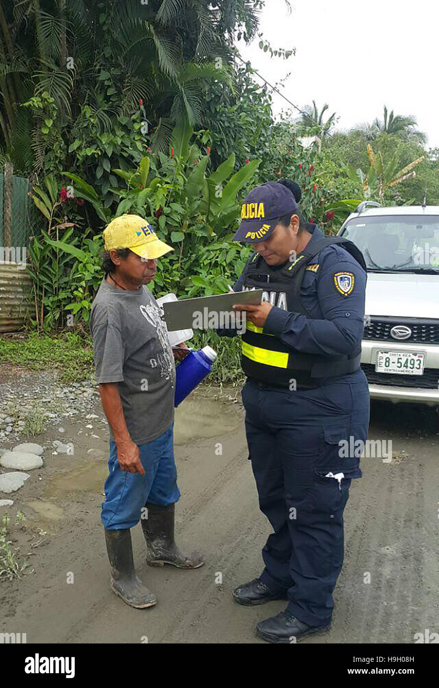 Limon, Costa Rica. 22nd Nov, 2016. Image provided by the Presidency of ...