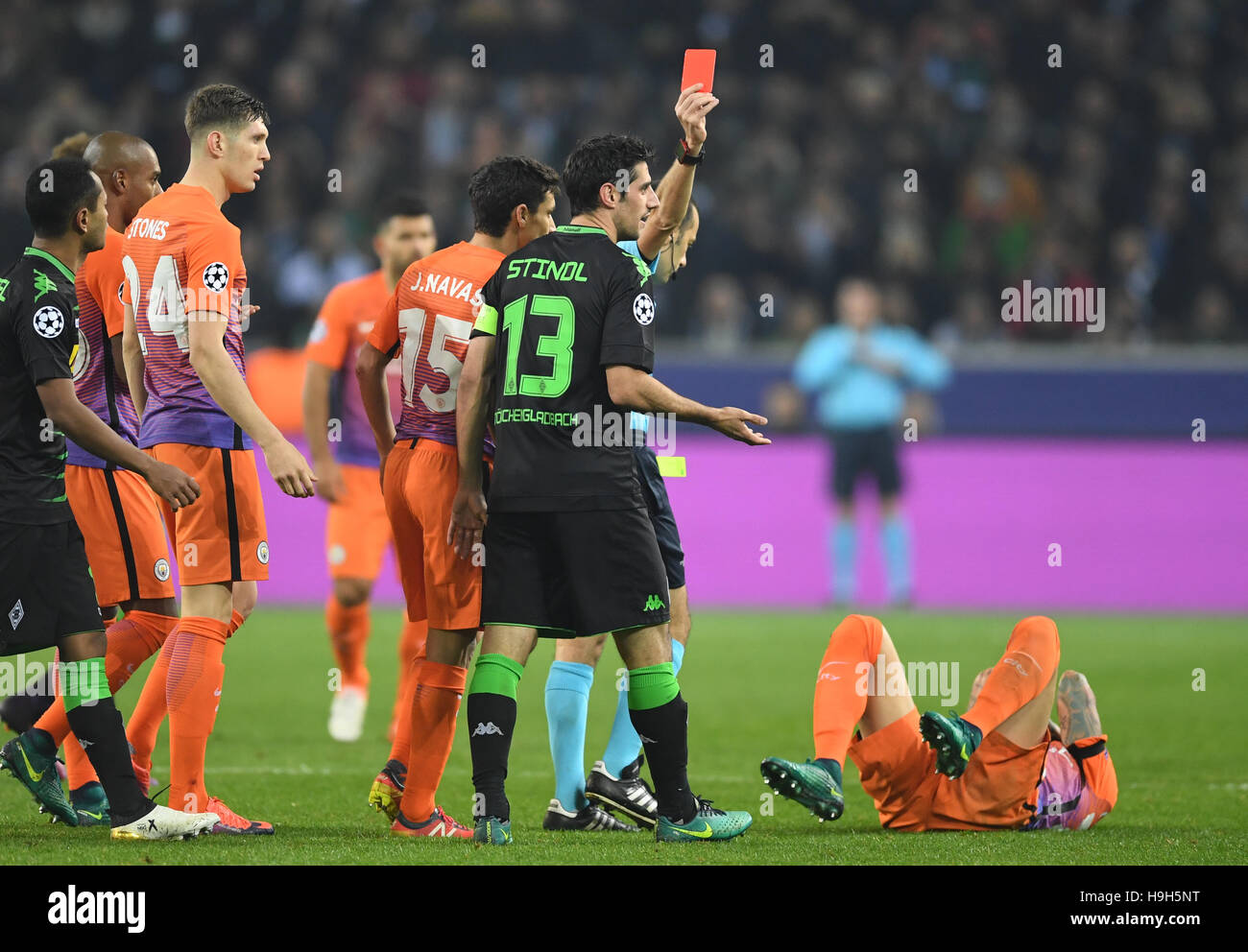 Fussball Champions League Borussia Monchengladbach Manchester Stock Photo Alamy