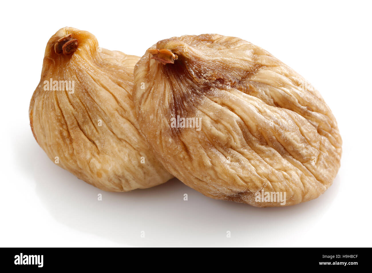 Dried figs isolated on white background. Stock Photo