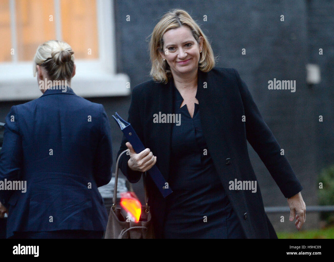 Autumn Rudd Home Secretary Amber Rudd arrives in Downing Street, London, for a ...