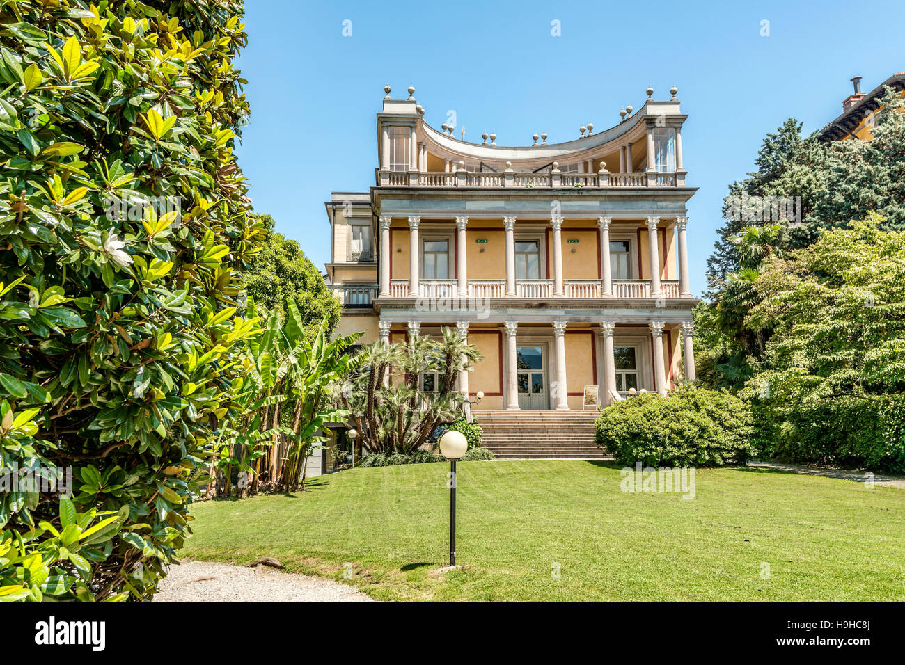 Villa Giulia in Pallanza at Lago Maggiore, Piedmont, Italy Stock Photo