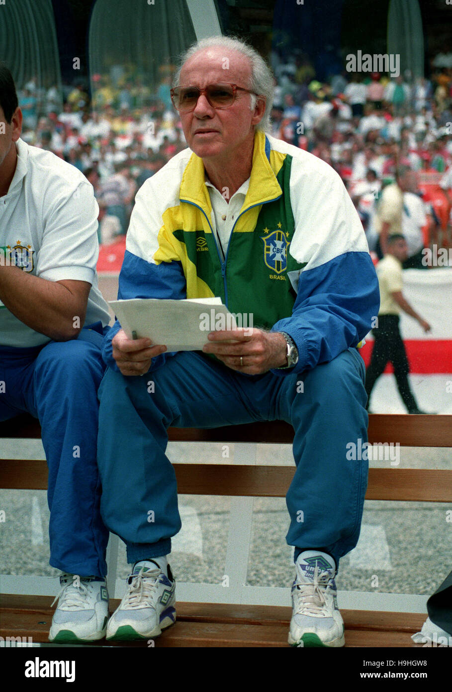 MARIO ZAGOLO BRAZIL COACH 29 June 1994 Stock Photo - Alamy