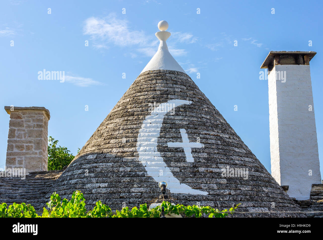 Apulia Symbol Italy. Apulia. Alberobello, trulli, typical houses Stock Photo - Alamy