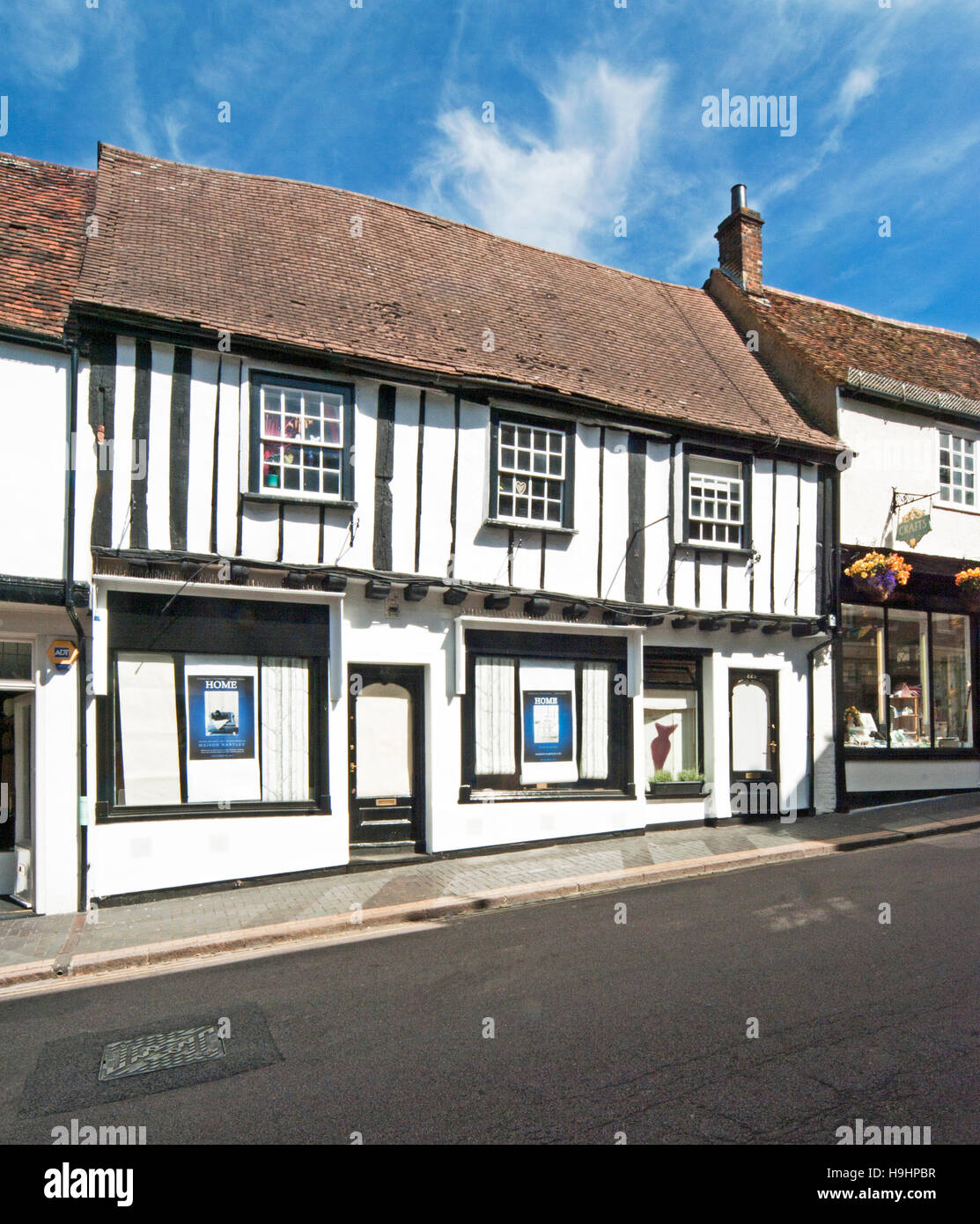 St Albans, Timber Framed Building, Hertfordshire, England Stock Photo