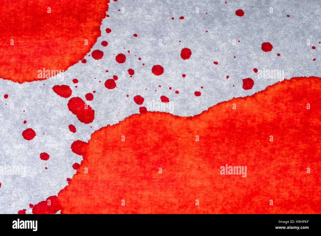 Blood stains on white paper, abstract background for violence, murder or  crime scene Stock Photo - Alamy