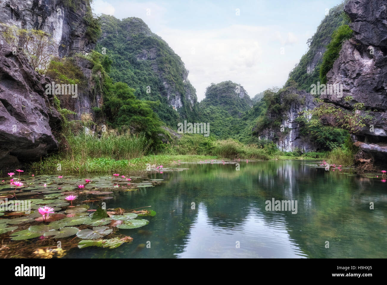 Tam Coc, Ninh Binh, Vietnam, Asia Stock Photo