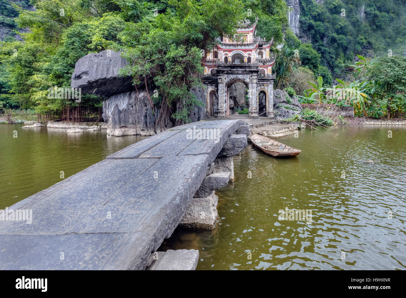 Bich Dong Pagoda, Tam Coc, Ninh Binh, Vietnam, Asia Stock Photo