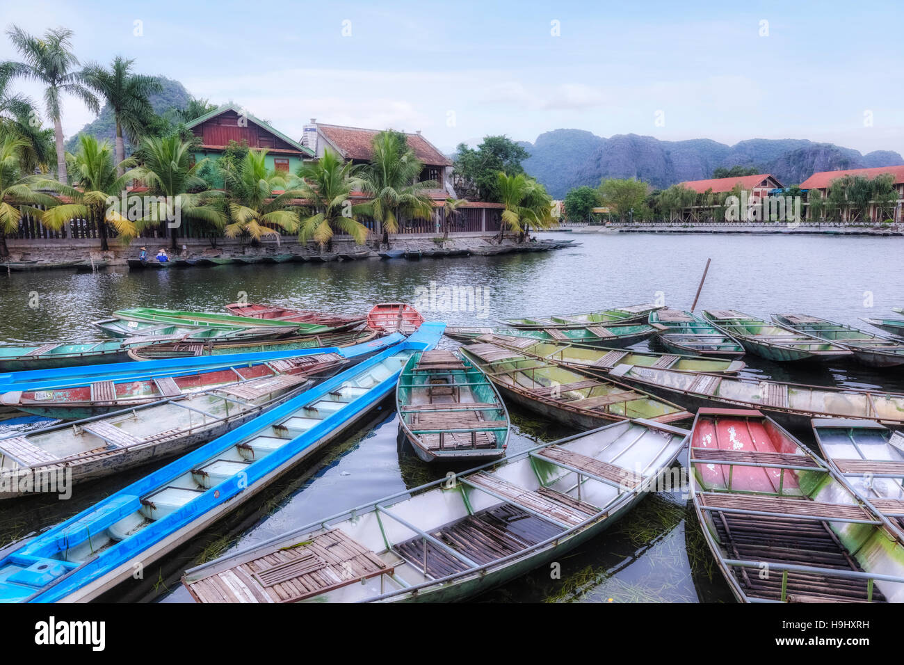 Tam Coc, Ninh Binh, Vietnam, Asia Stock Photo