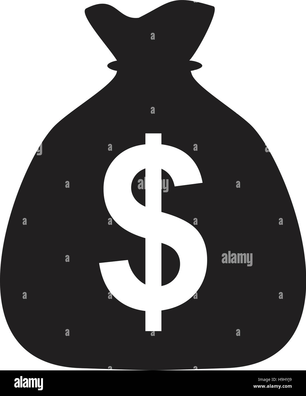 Money Bag Icon Stock Vector Image & Art - Alamy