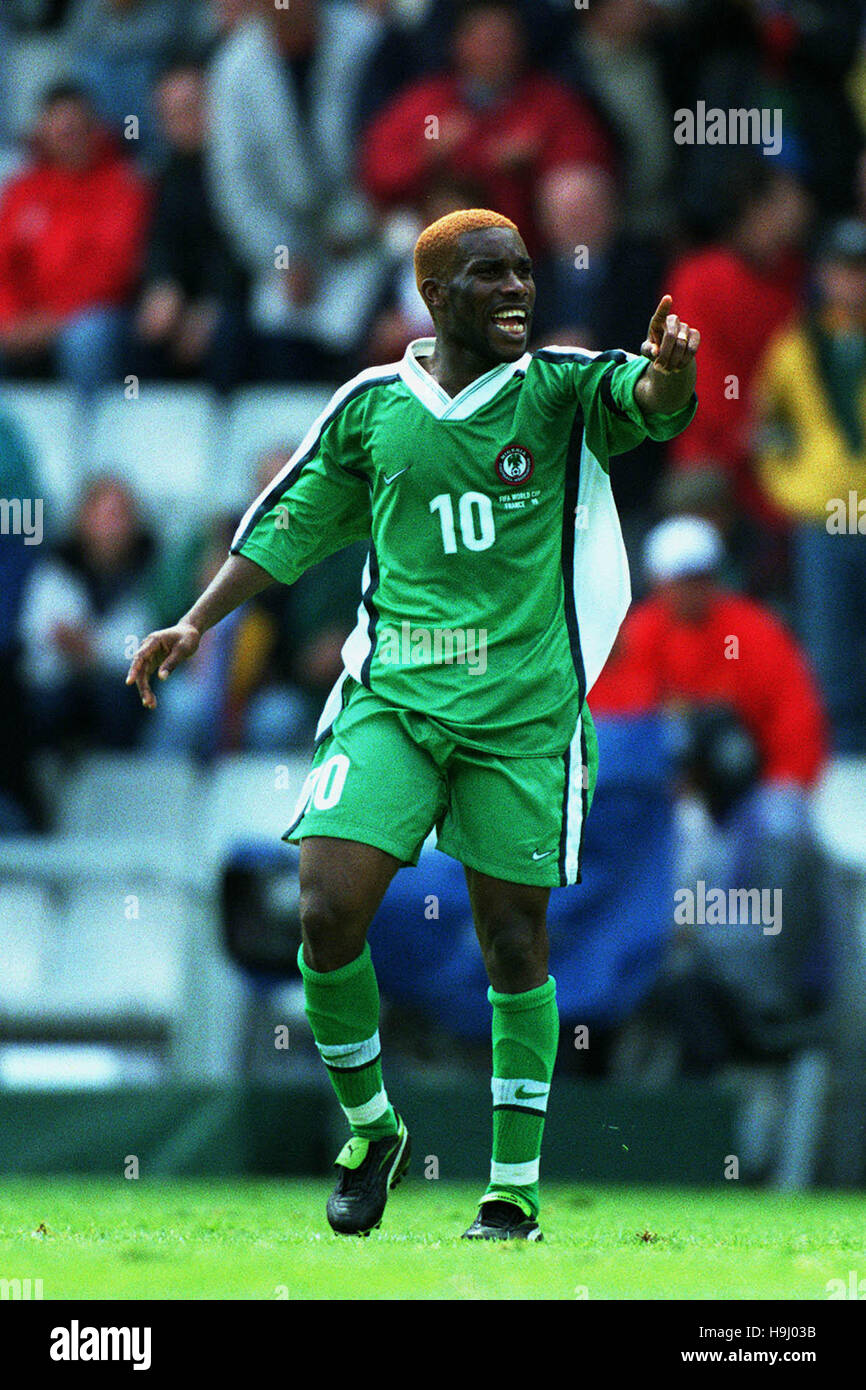 JAYJAY OKOCHA NIGERIA 17 June 1998 Stock Photo Alamy