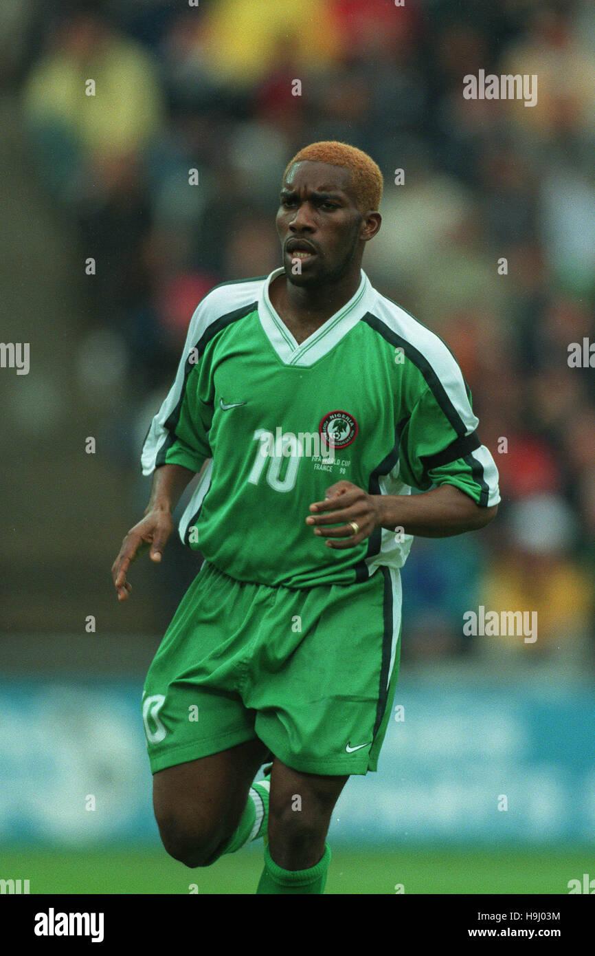 JAY-JAY OKOCHA NIGERIA & FENERBACHE 17 June 1998 Stock Photo