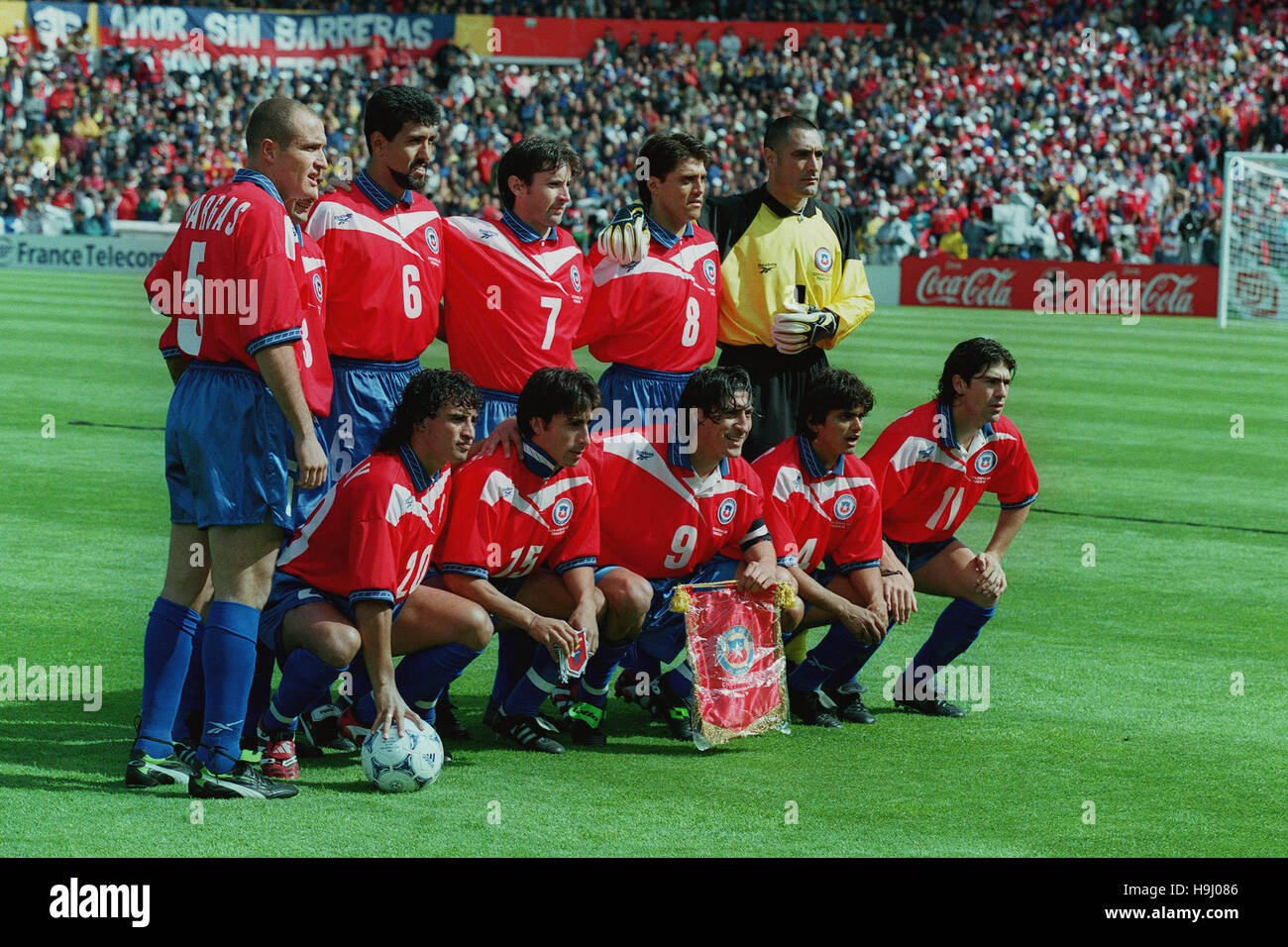 Carte De Foot Chili #88 – Coupe Du Monde 1998 (édition Pérou) Pour Collectionneurs !