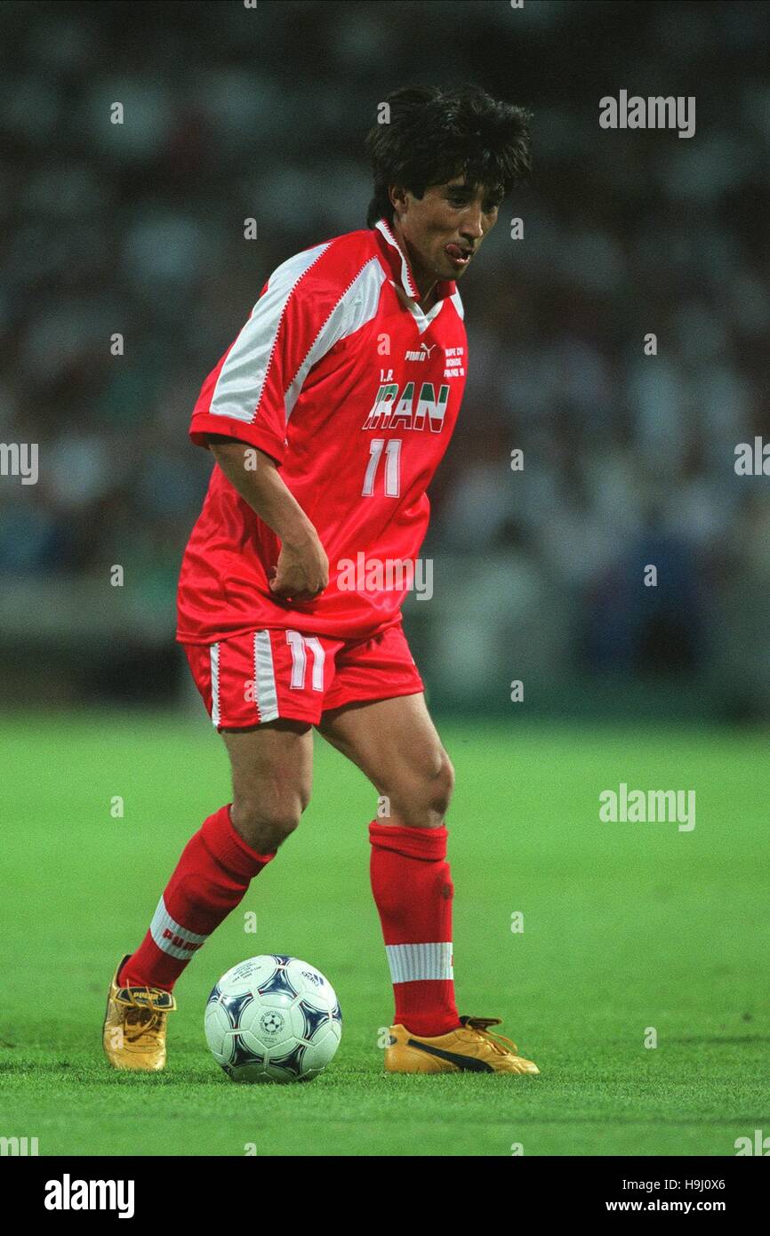 KHODADAD AZIZI IRAN & FC COLOGNE 25 June 1998 Stock Photo