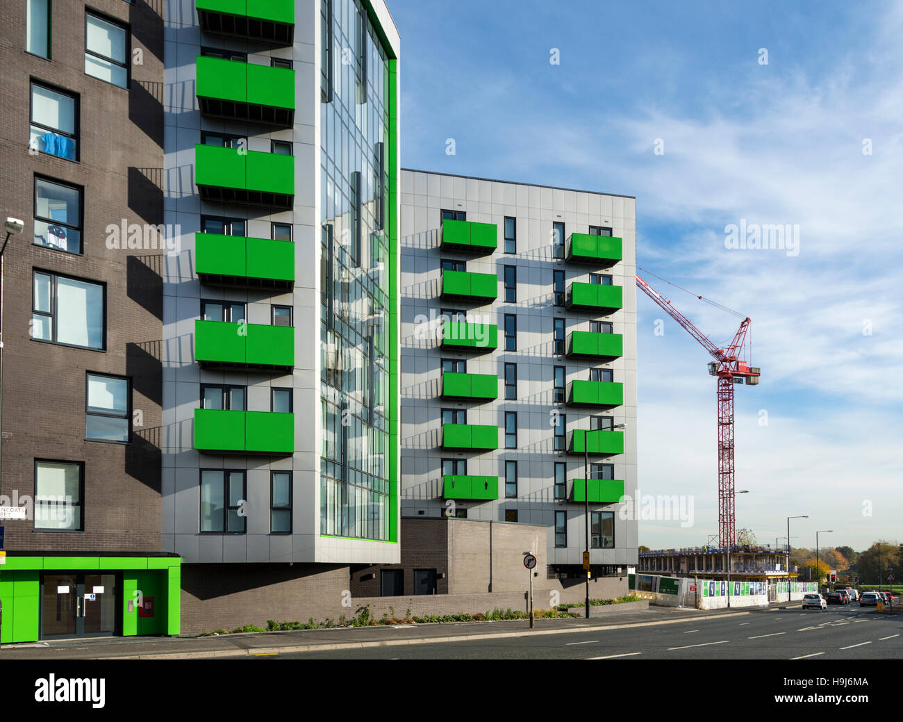 The X1 Eastbank apartments, phase one, Great Ancoats Street, New