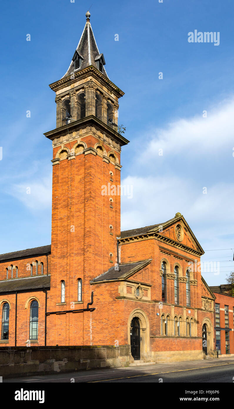 The former Castlefield Congregational Chapel (1858), from Chester Road ...