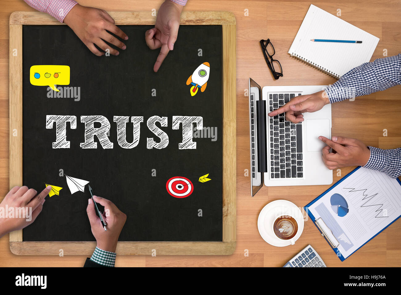 Trust - Business Concept Stock Photo