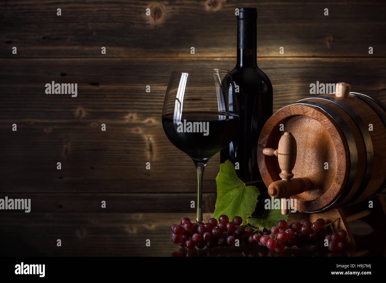Still life with red wine Stock Photo - Alamy