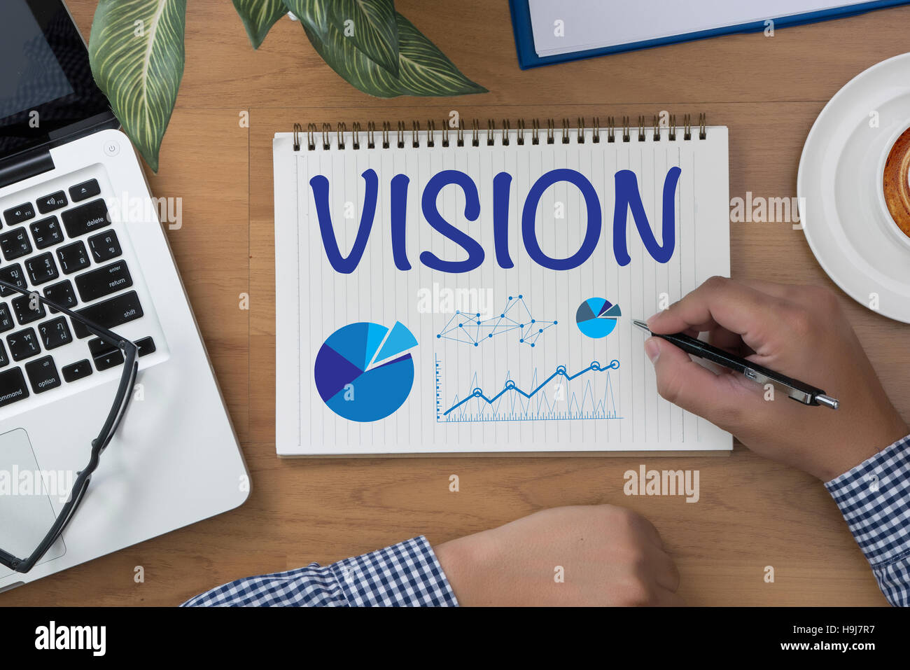 VISION (Businessman Motivation Vision Mission Ideas Stock Photo - Alamy