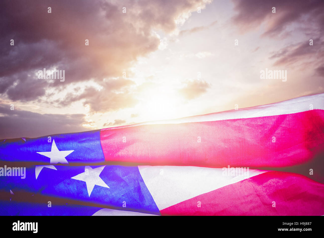 Creased stars and stripes hires stock photography and images Alamy