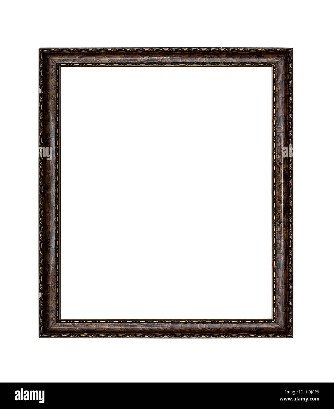 Old picture frame. Stock Photo