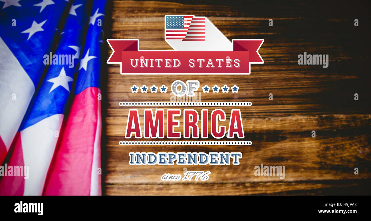 Composite image of independence day graphic Stock Photo - Alamy