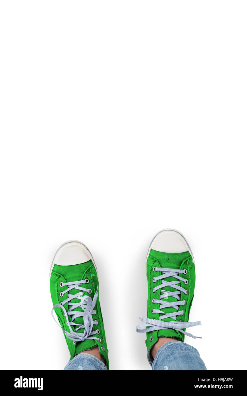 Saturday School Sneakers in Green