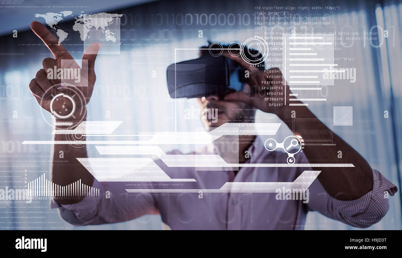 Composite image of interface Stock Photo